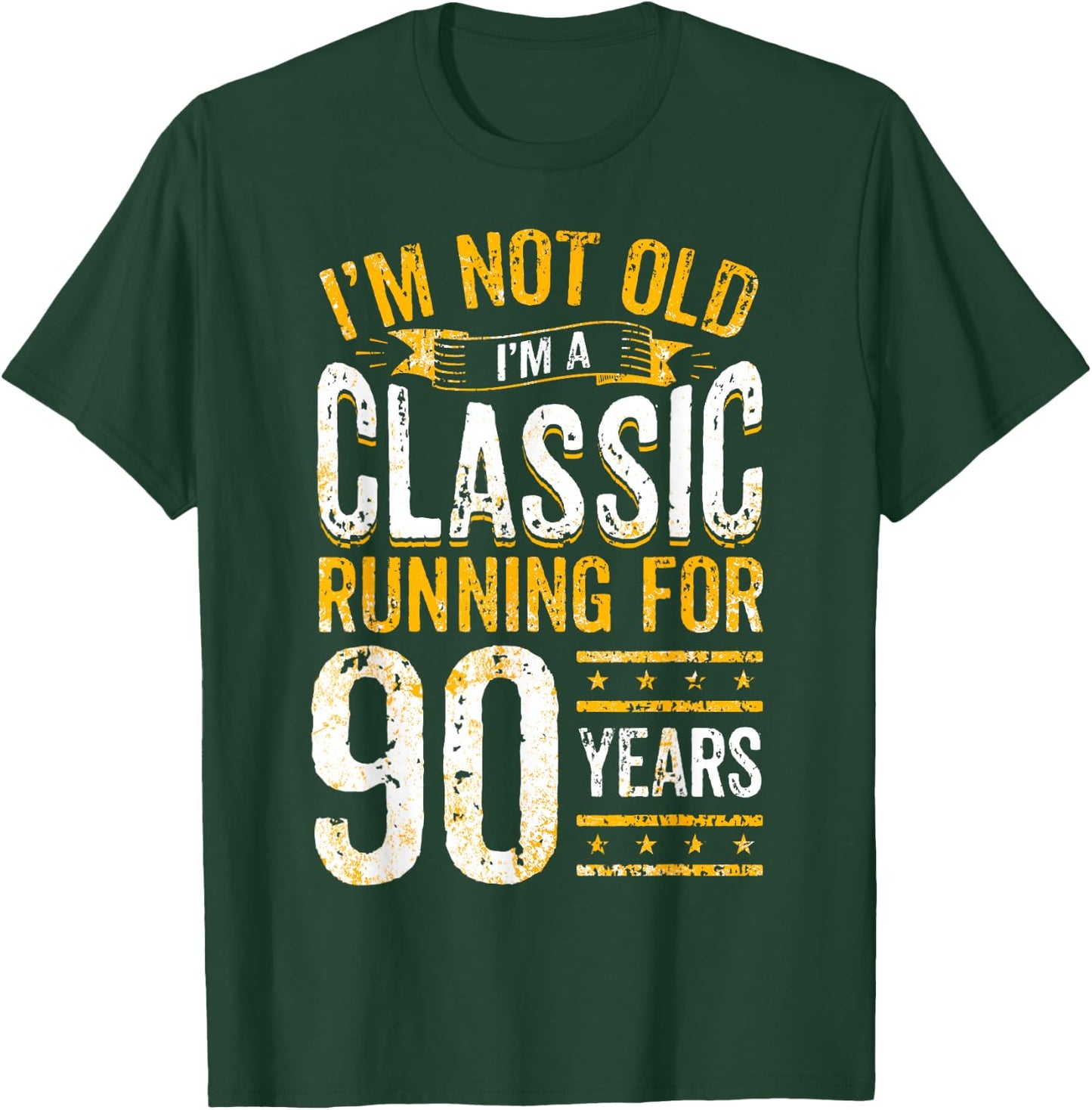 90th Birthday I 90 Year Old Classic T-Shirt - T-Shirt | Forest