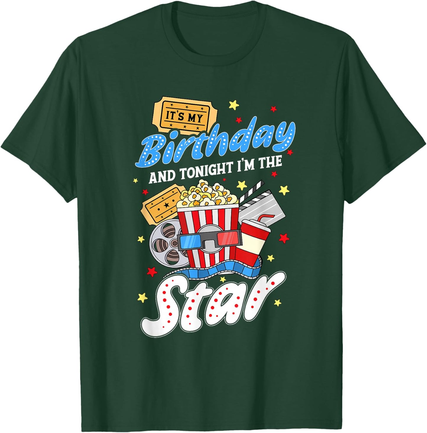 Family Movie Night Outfit Women Kids - Movie Lover T-Shirt - T-Shirt | Forest