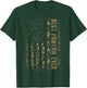 Best Pawpaw Ever Camouflage American Flag Father's Day T-Shirt - T-Shirt | Forest