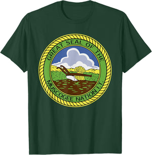 Muscogee Creek Nation Muskogee Mvskoke T-Shirt - T-Shirt | Forest