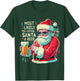Christmas Most Likely To Offer Santa A Beer Winter Presents T-Shirt - T-Shirt | Forest
