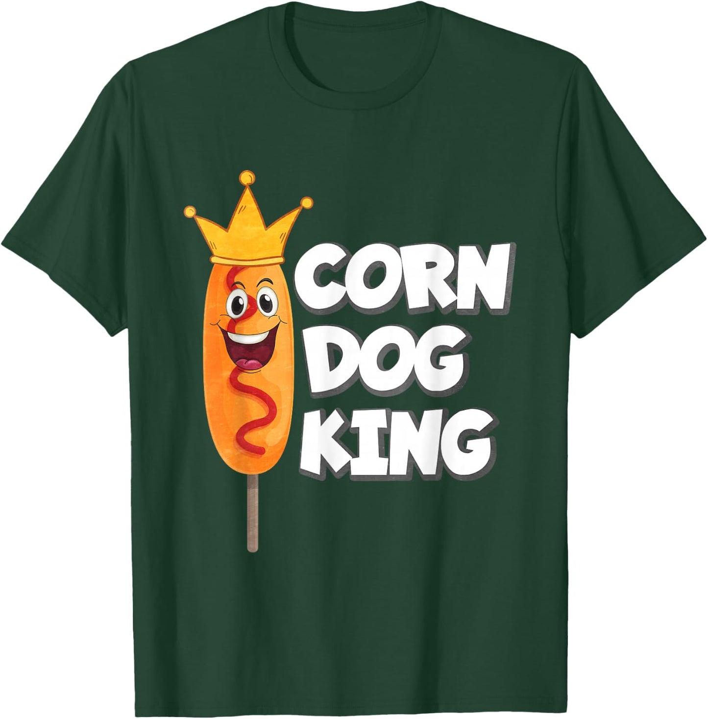 Corn Dog King T-Shirt - T-Shirt | Forest