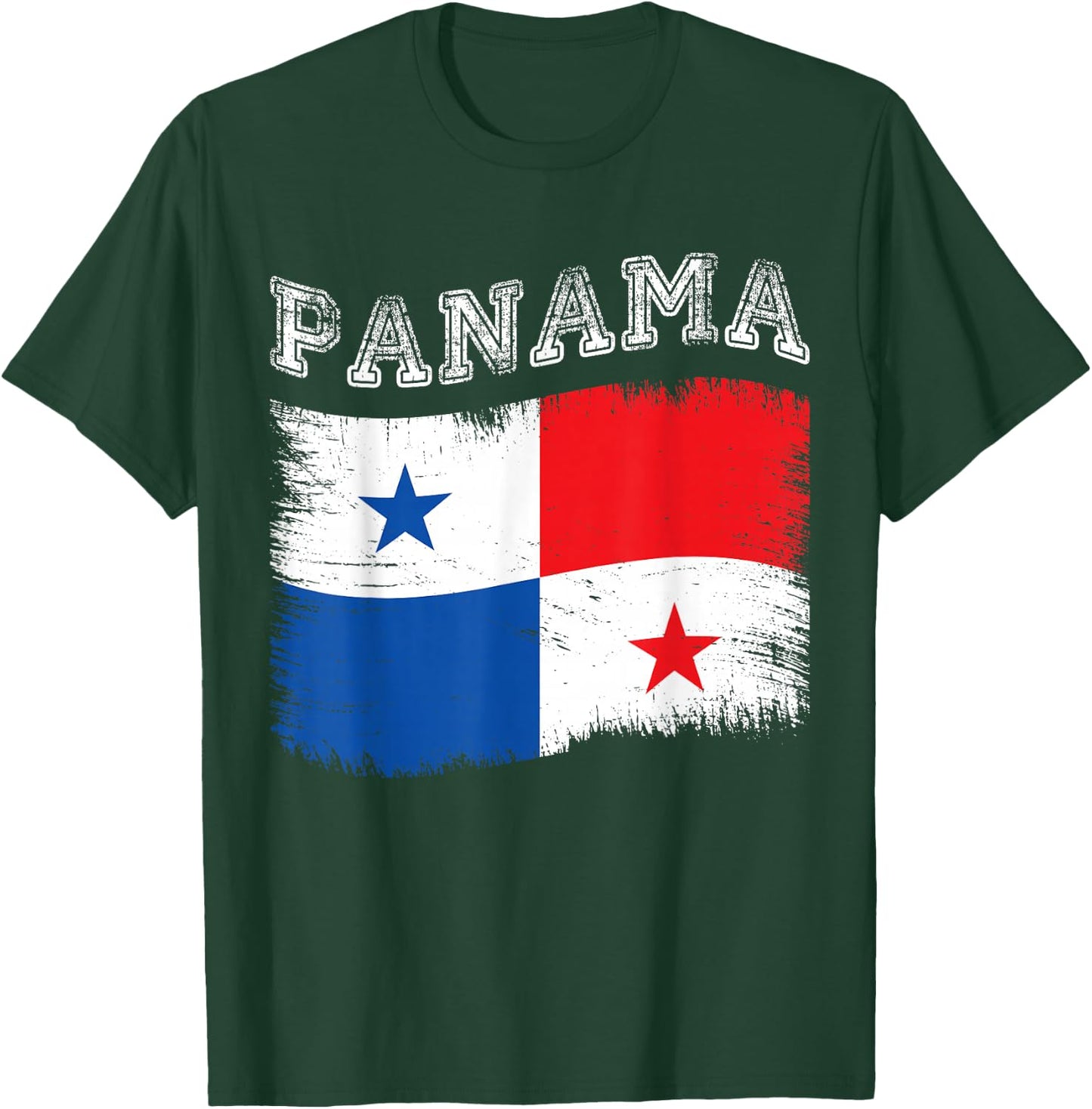 Panamanian Flag Tourist Holiday Destination Panama Flag T-Shirt - T-Shirt | Forest