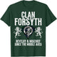 Forsyth Clan Scottish Name Coat Of Arms Tartan Family Party T-Shirt - T-Shirt | Forest