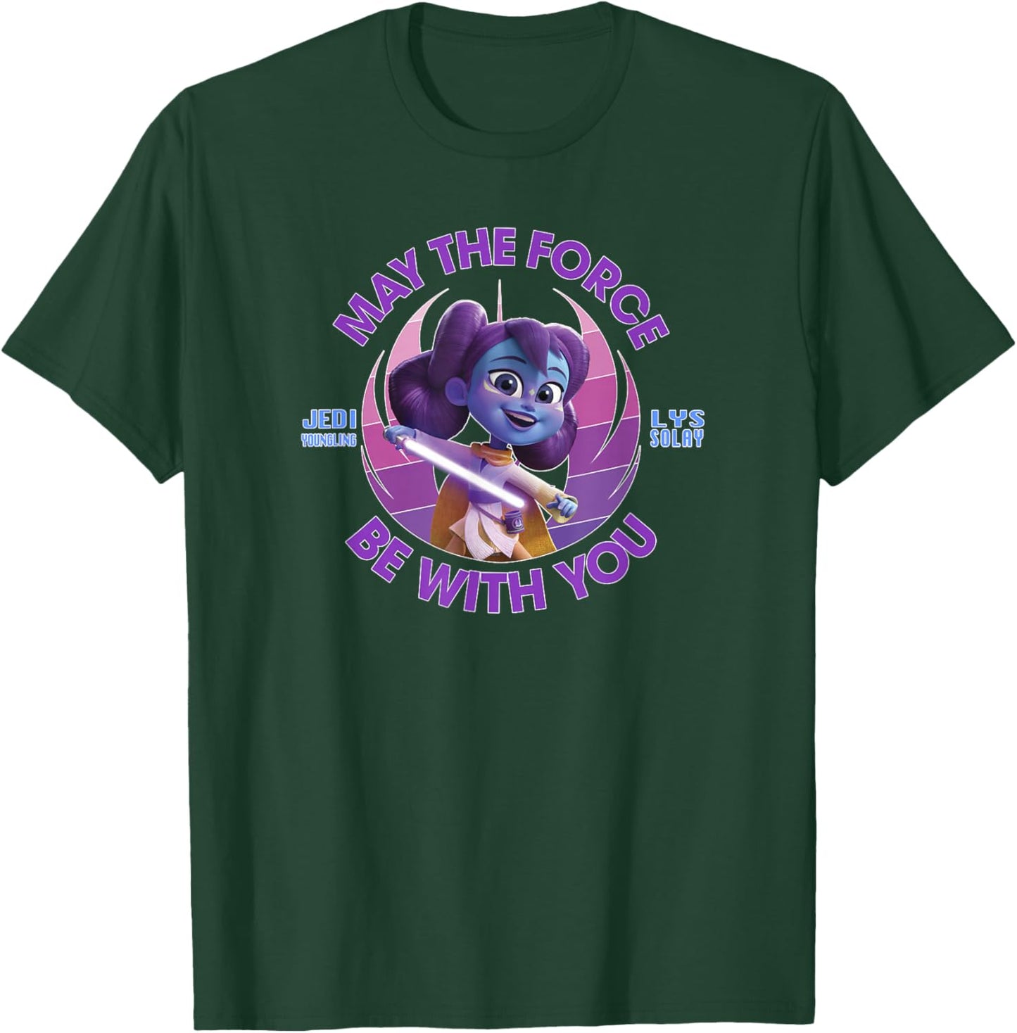 Star Wars: Young Jedi Adventures Lys Force Be With You T-Shirt - T-Shirt | Forest