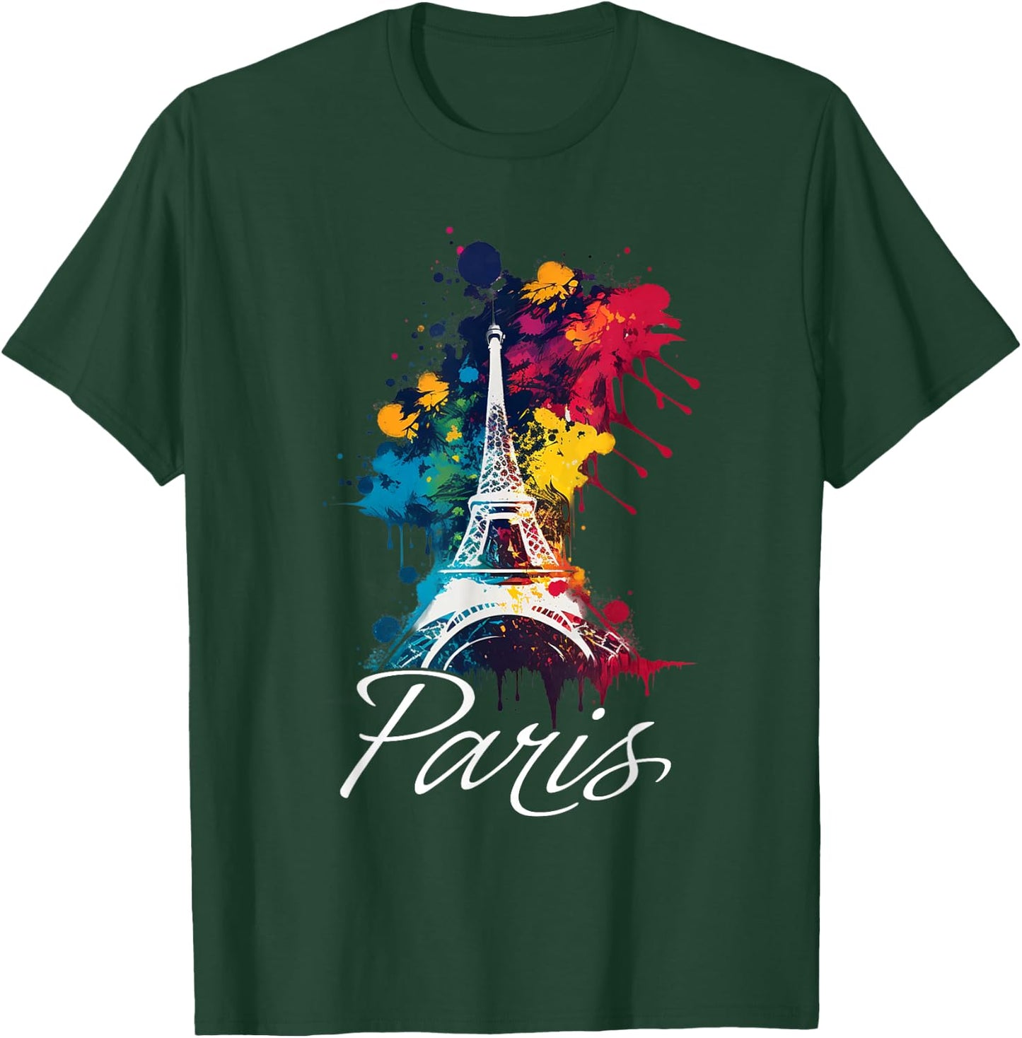 Eiffel Tower Paris Girls Travel Holiday France Souvenir T-Shirt - T-Shirt | Forest