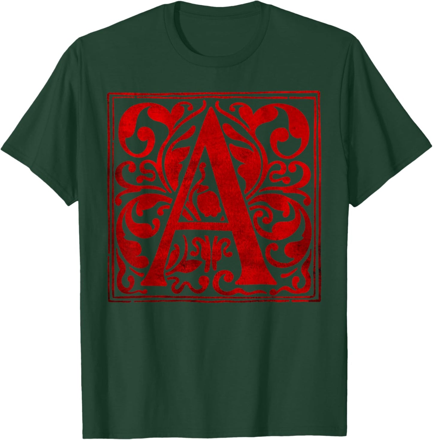 Scarlett Letter Beautiful Illuminated A Literary T-Shirt - T-Shirt | Forest
