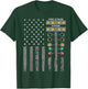 American Flag Drag Racing Strip Tree Light for Dragster T-Shirt - T-Shirt | Forest
