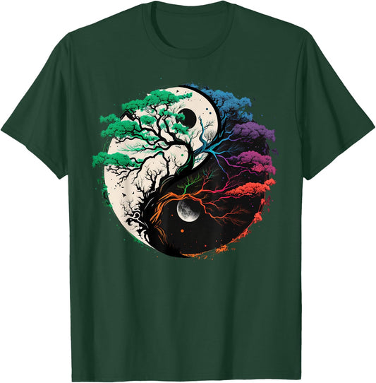 Yin Yang Tree of Life T-Shirt - T-Shirt | Forest