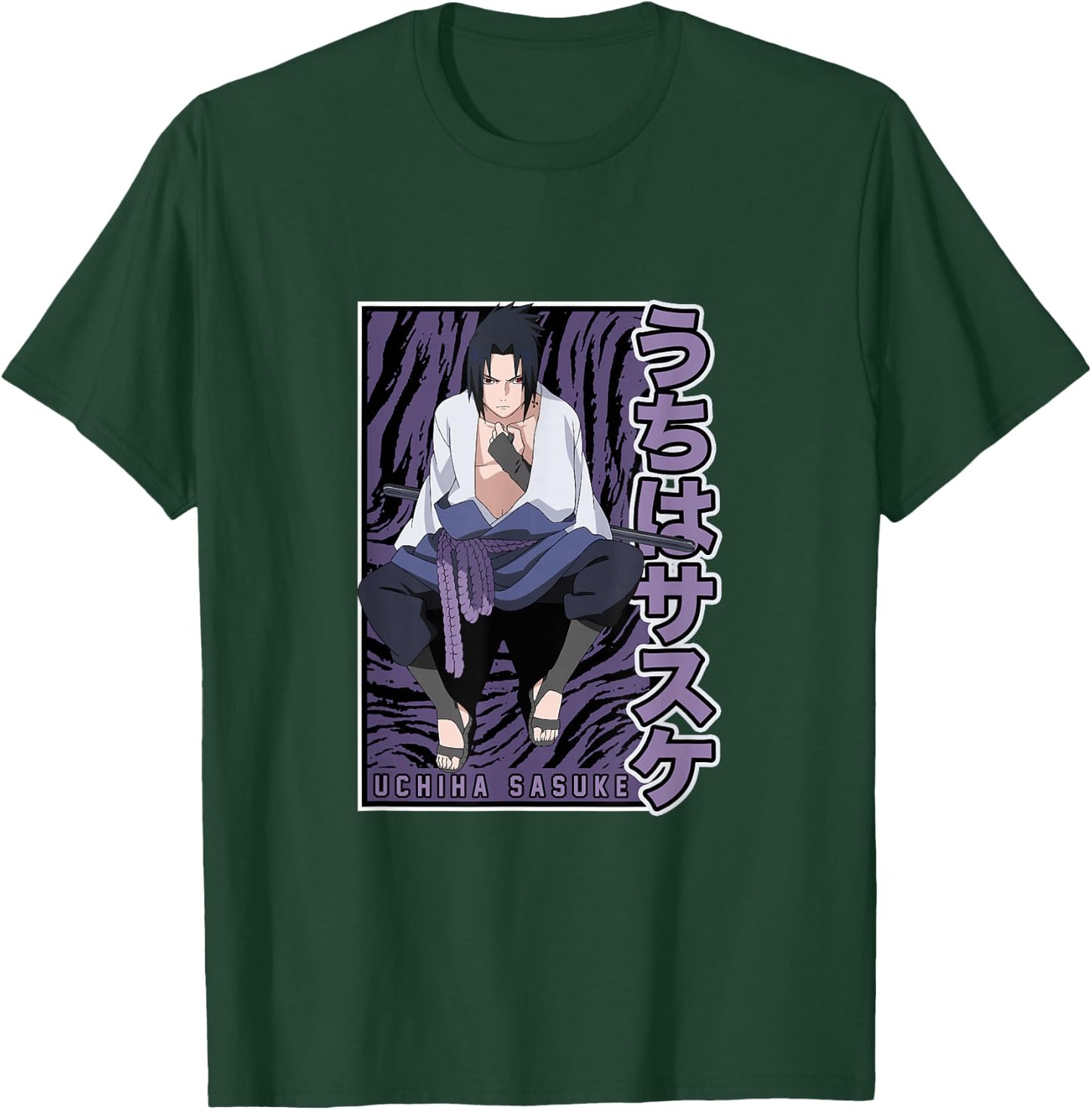 Naruto Shippuden Sasuke Uchiha T-Shirt - T-Shirt | Forest