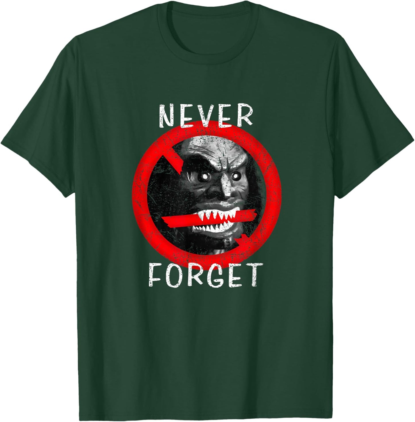 Zuni Doll Never Forget Funny 70s Gen X Pop Culture Vintage T-Shirt - T-Shirt | Forest