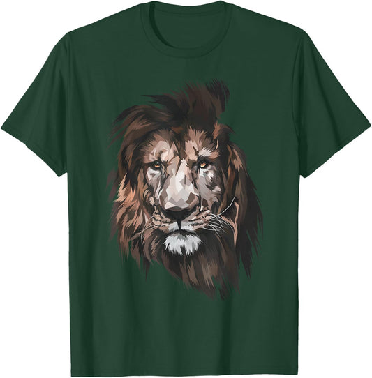 lion head pop art for lovers of lions African Wild Animal T-Shirt - T-Shirt | Forest