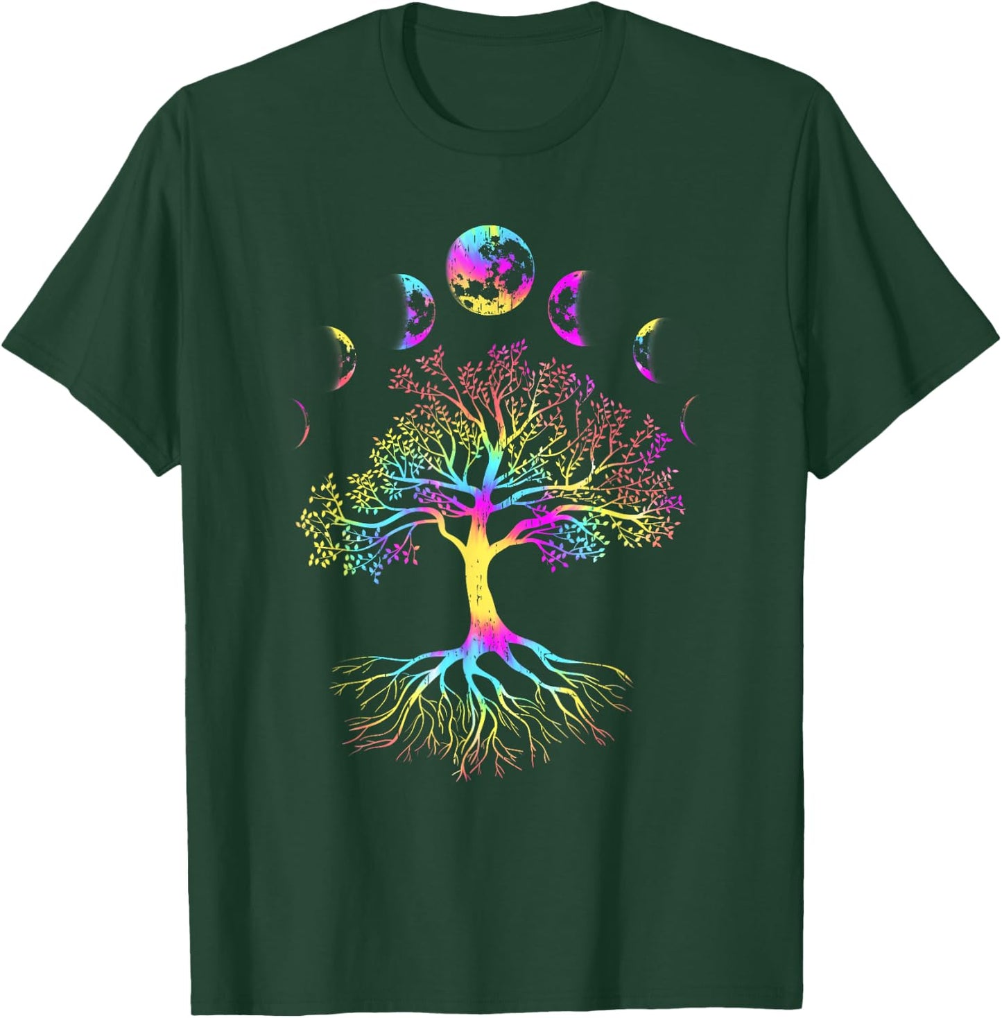 Moon Phases Tree of Life T-Shirt - T-Shirt | Forest