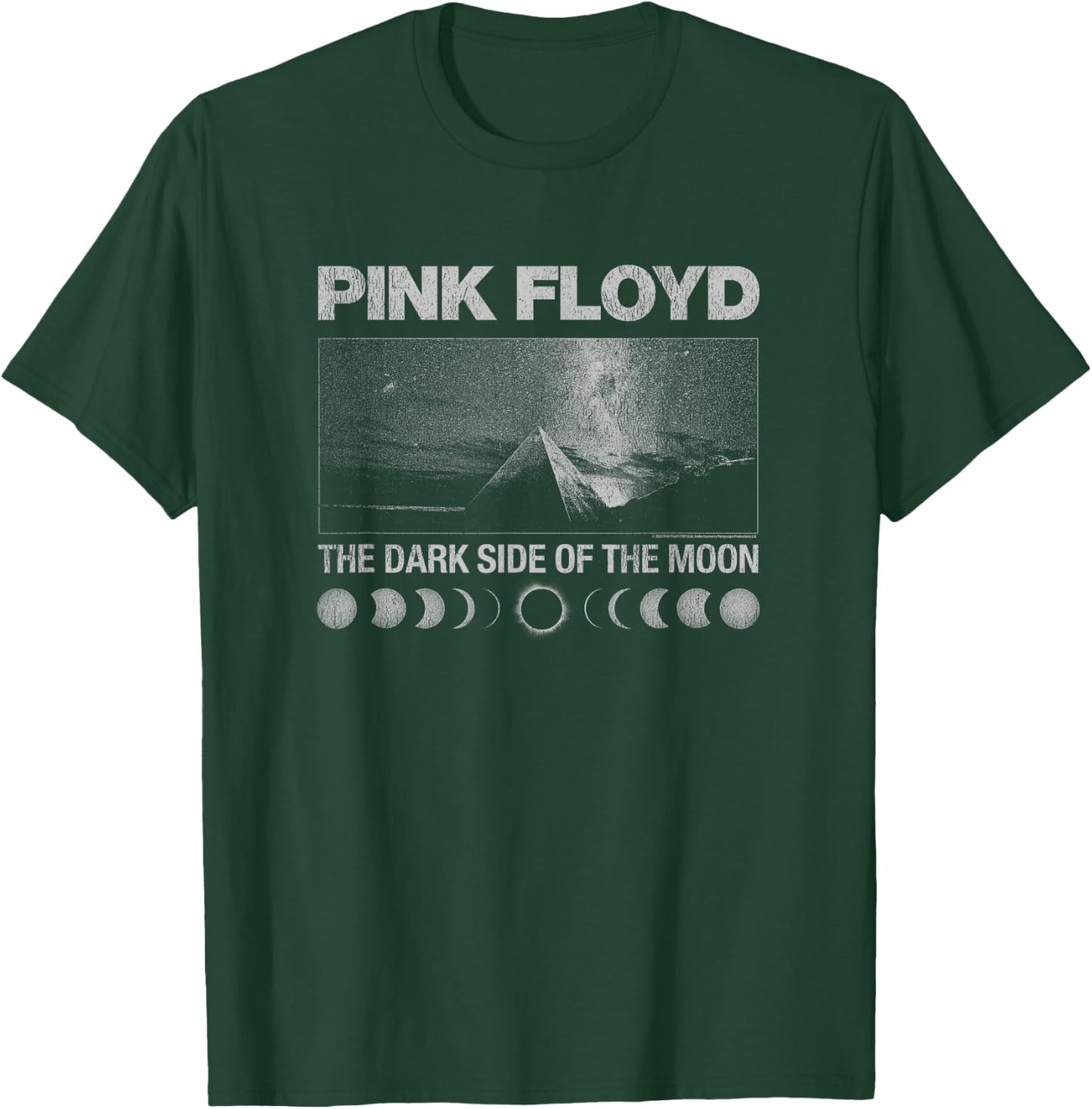 Pink Floyd The Dark Side of the Moon Vintage Poster Design T-Shirt - T-Shirt | Forest