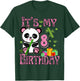 its my birthday Girl Panda 8 Years Old Girls T-Shirt - T-Shirt | Forest