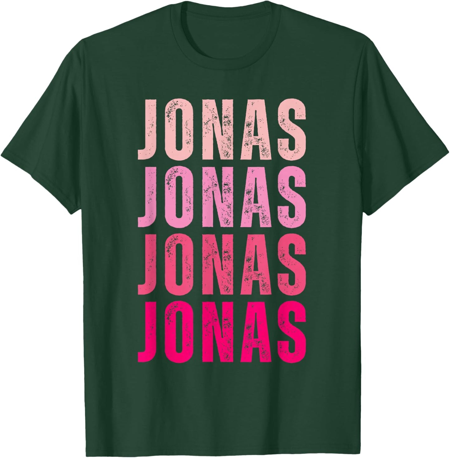 Personalized Name Jonas I Love Jonas T-Shirt - T-Shirt | Forest