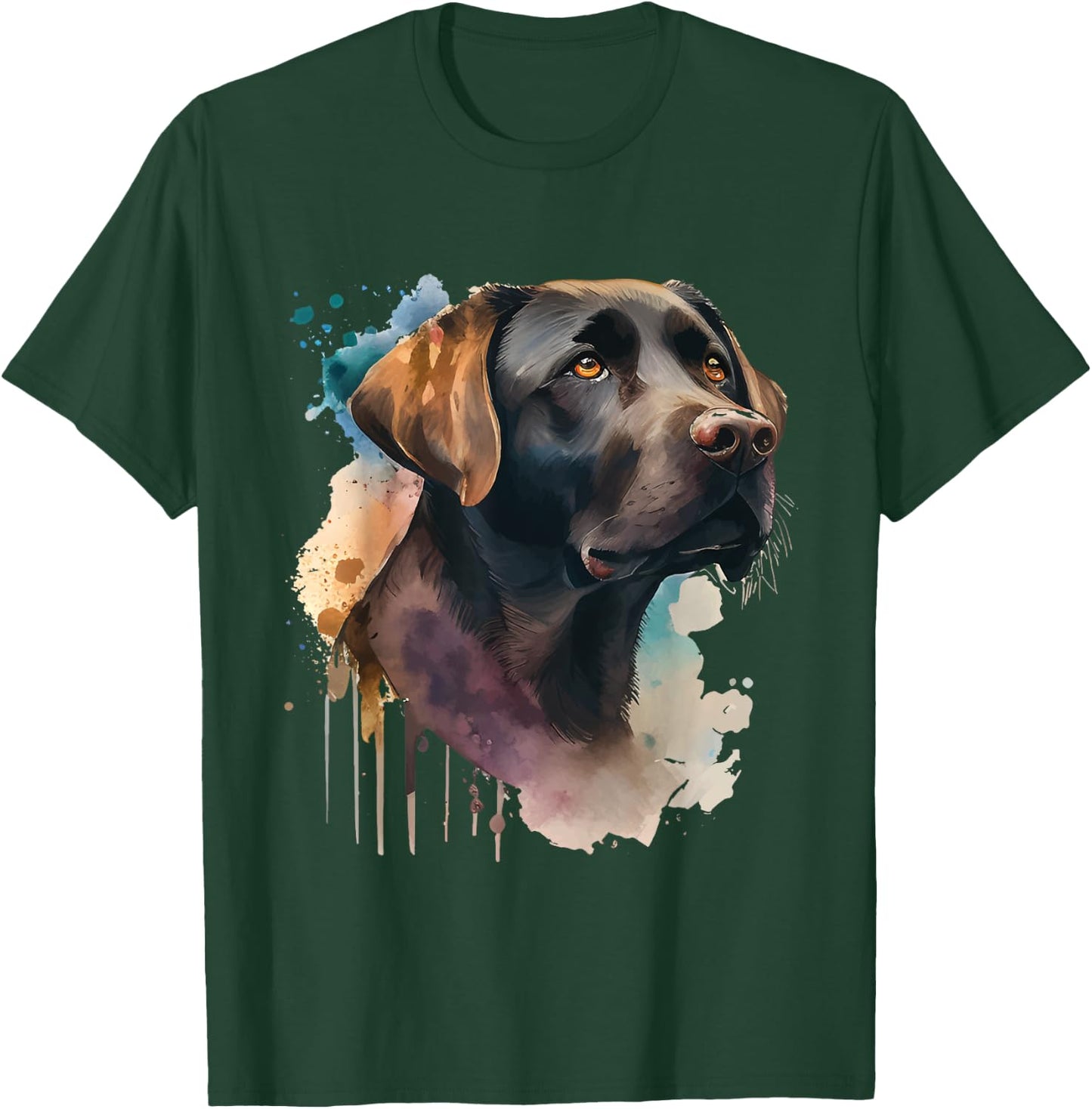 Black Labrador - Puppy Pup Owner Dog Lover Pet Trainer T-Shirt - T-Shirt | Forest