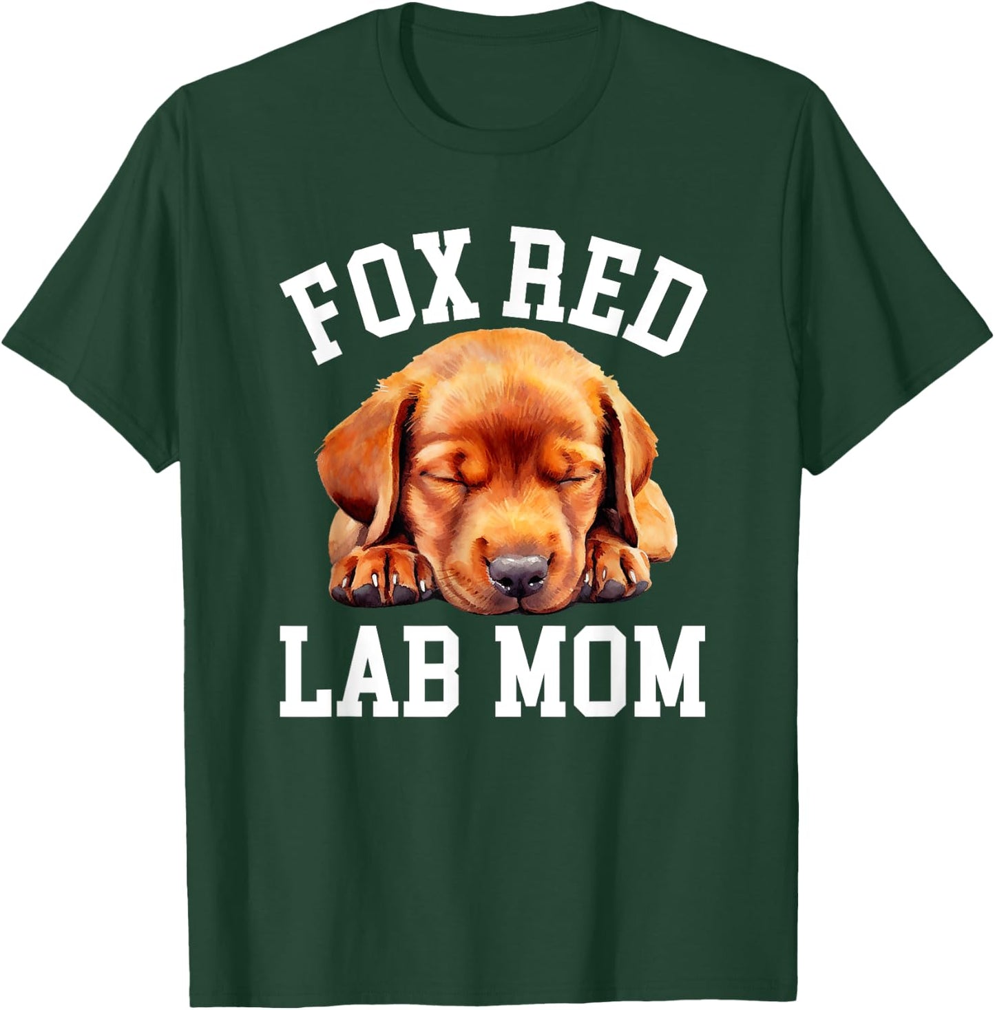 Fox Red Lab Mom Women Labrador Retriever T-Shirt - T-Shirt | Forest