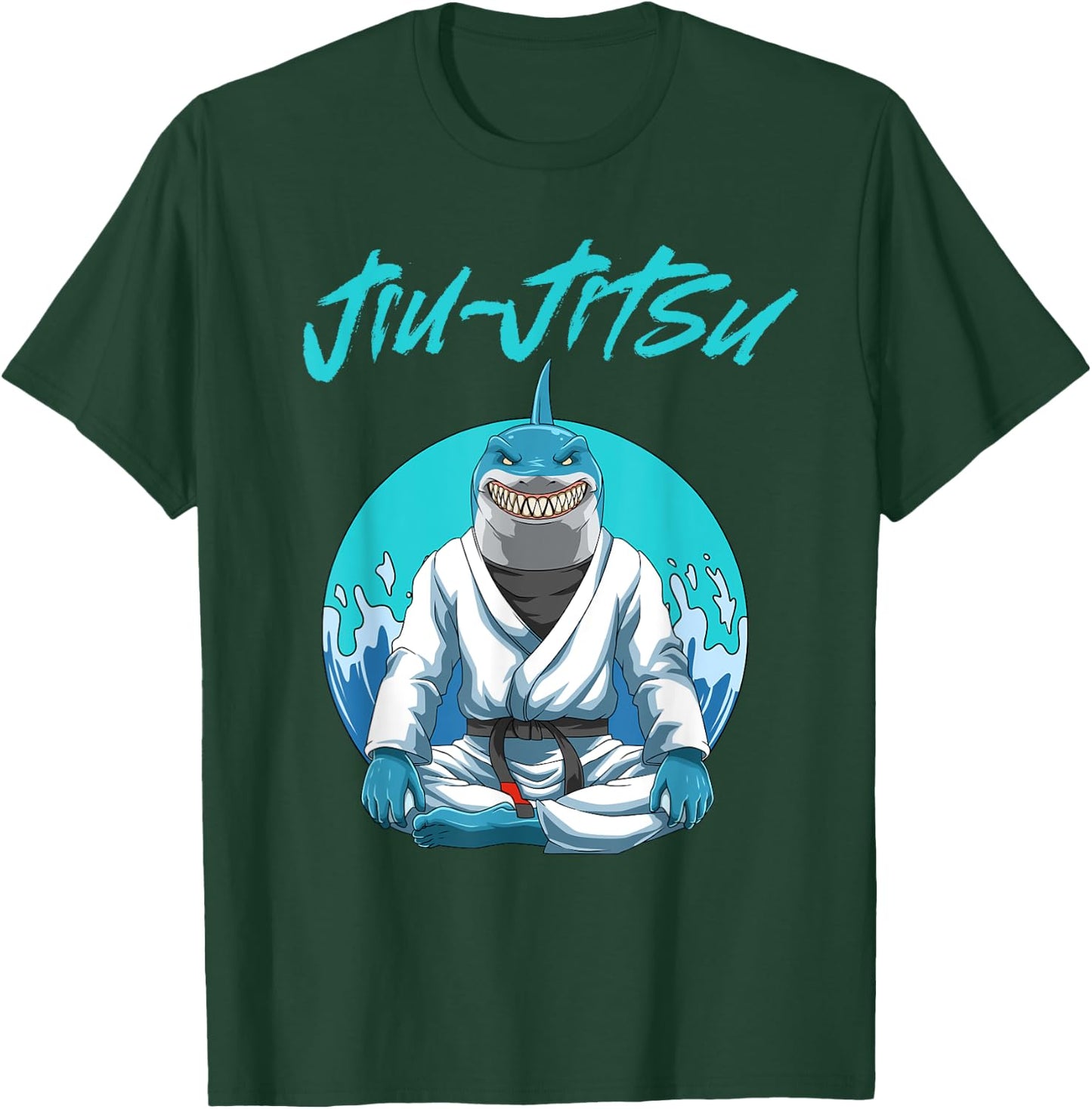 BJJ Hai - Brazilian Jiu-Jitsu and Grappling T-Shirt - T-Shirt | Forest