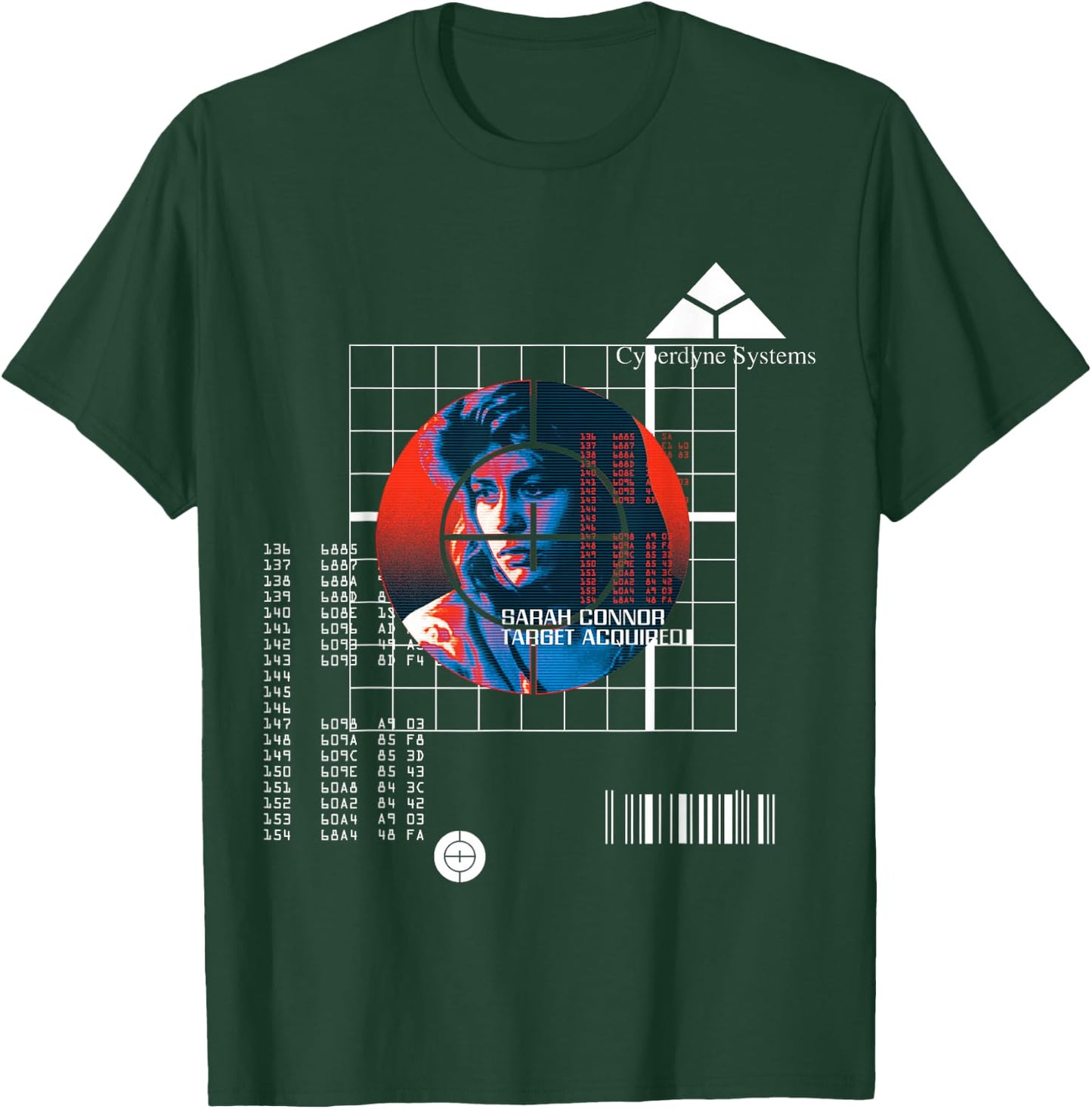 Terminator Sarah Connor Target Acquired T-Shirt - T-Shirt | Forest