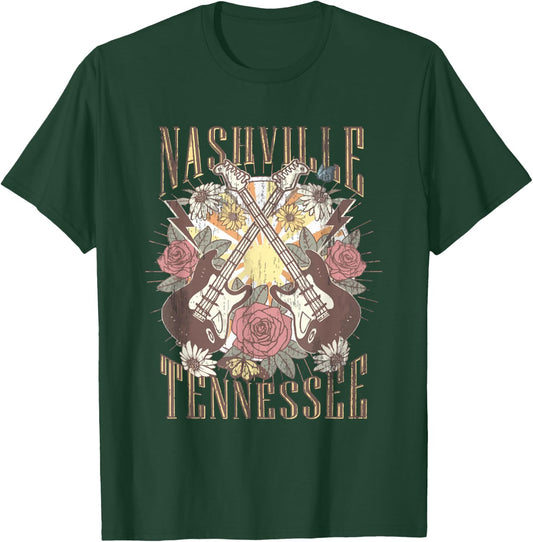 Nashville Country Music City Girls Trip Retro Nash Bash Bach T-Shirt - T-Shirt | Forest