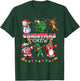 Black Cool Santa Claus African American Christmas Crew Dabs T-Shirt - T-Shirt | Forest