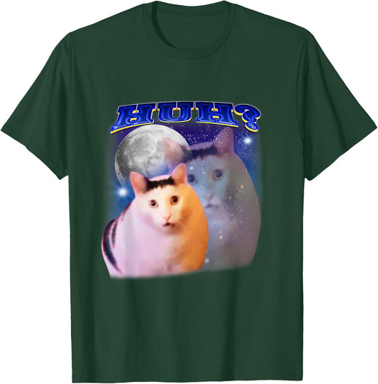 Funny Meme Huh Cat T-Shirt - T-Shirt | Forest