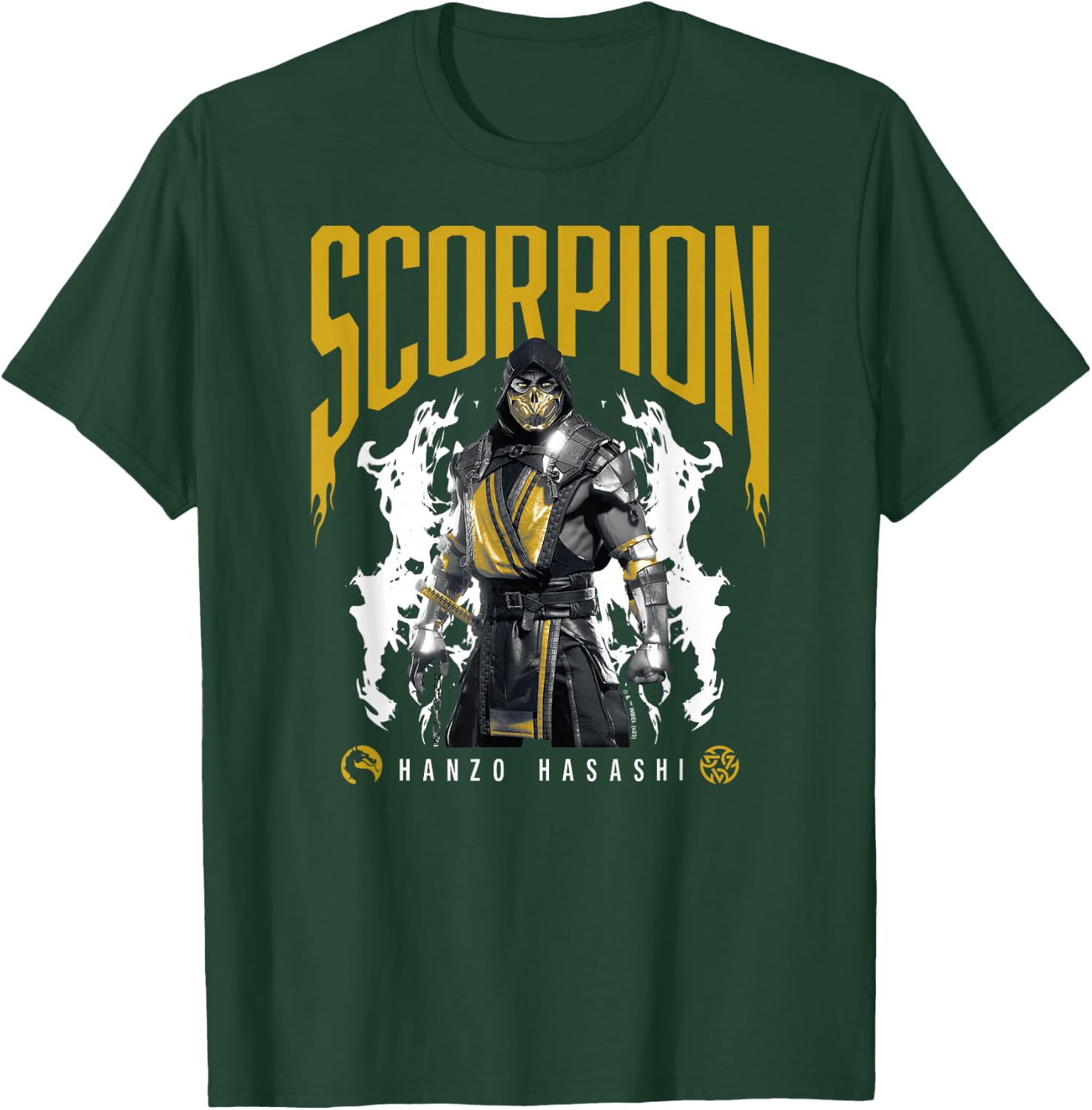 Mortal Kombat - Scorpion Hanzo Hasashi T-Shirt - T-Shirt | Forest