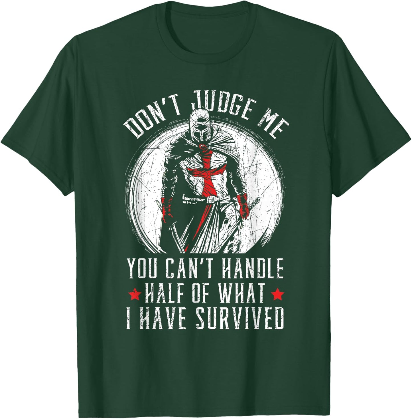 Knight Lover Medieval Soldier Knighthood Warrior T-Shirt - T-Shirt | Forest