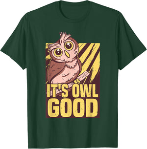 It's Owl Good Owl Lover T-Shirt - T-Shirt | Forest