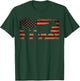 Harness Racing USA Flag T-Shirt - T-Shirt | Forest