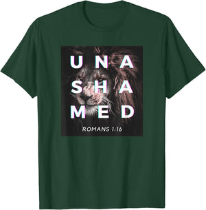 Hail Lion of Judah, Unashamed of the Gospel, Romans 116 T-Shirt - T-Shirt | Forest