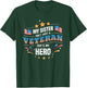 My Sister My Hero | USA Flag Proud American Veteran Sister T-Shirt - T-Shirt | Forest