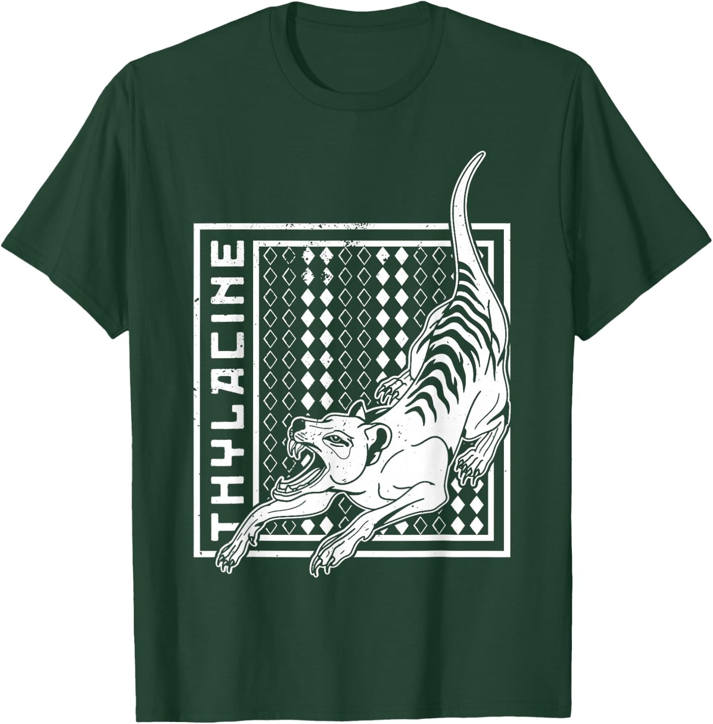 Thylacine Tasmanian Biologist Nation Cynocephalus Tasmania T-Shirt - T-Shirt | Forest