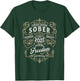 Vintage Sober Since 2022, Sobriety, Sober Anniversary T-Shirt - T-Shirt | Forest