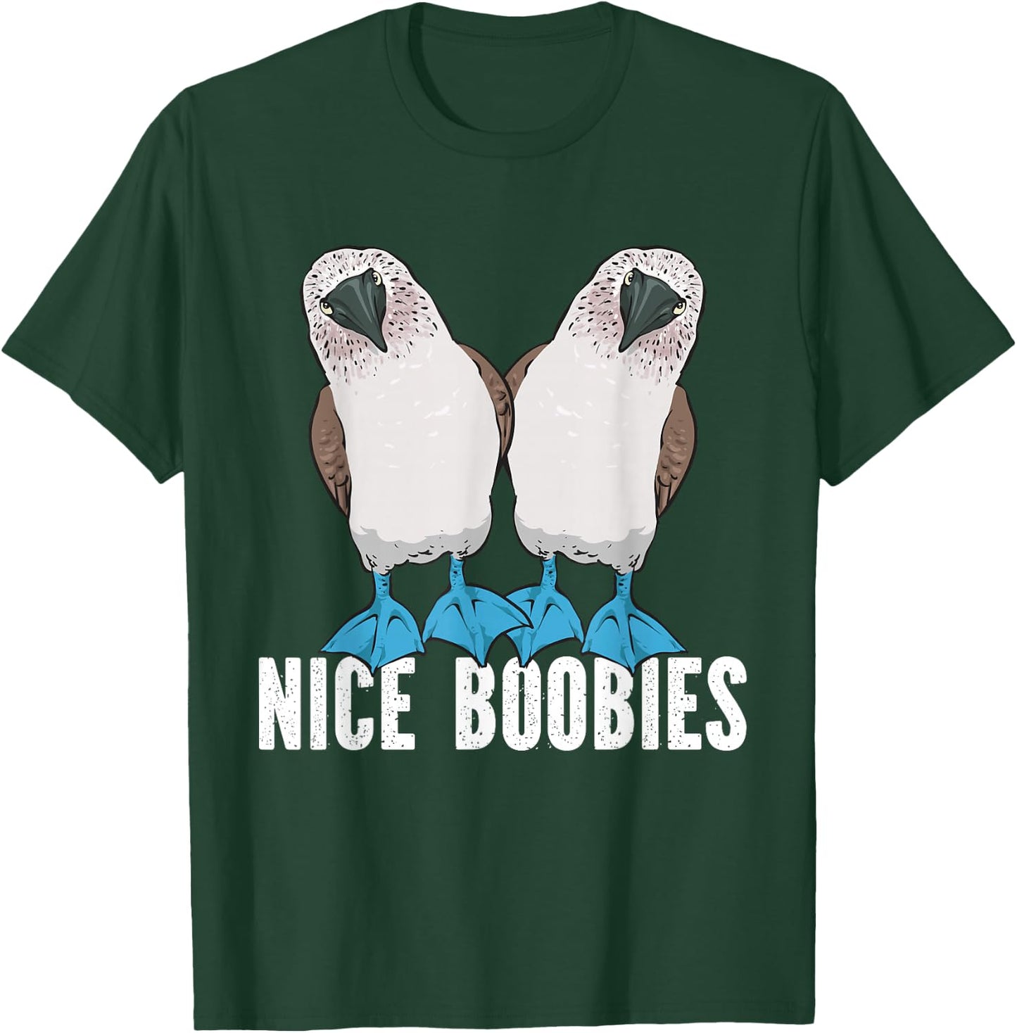 Blue-footed Booby Seabird Nice Boobies T-Shirt - T-Shirt | Forest
