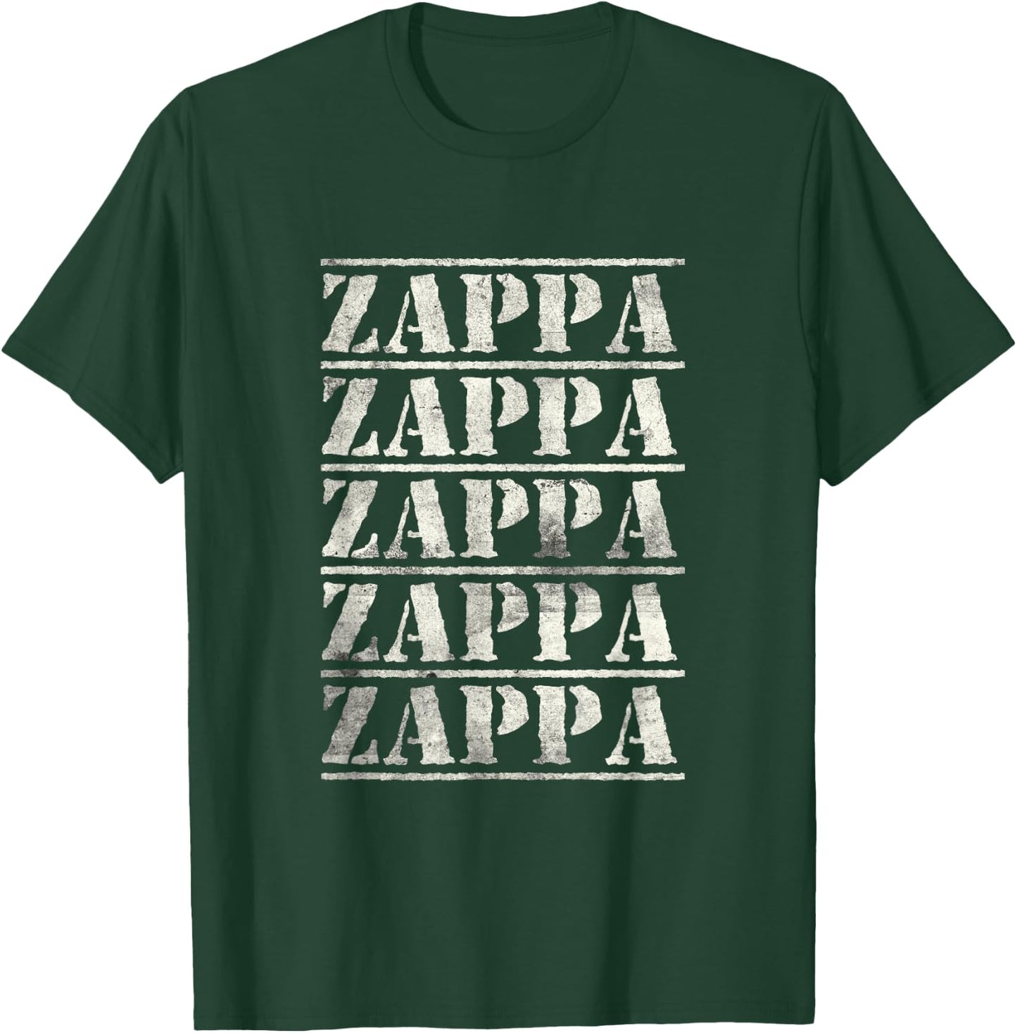 Love Heart Zappa Grunge Retro Vintage Style Black Zappa T-Shirt - T-Shirt | Forest