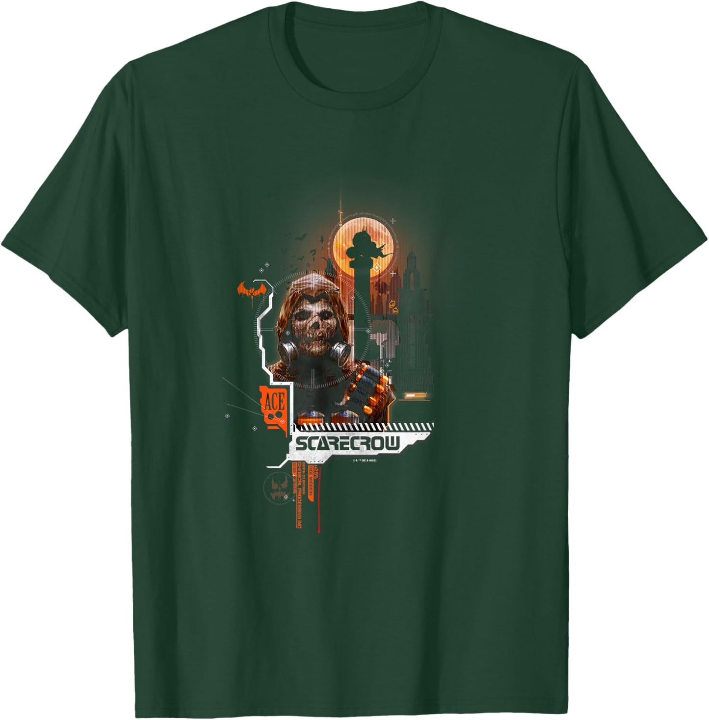 Batman: Arkham Knight Welcome To Gotham Scarecrow Ace T-Shirt - T-Shirt | Forest