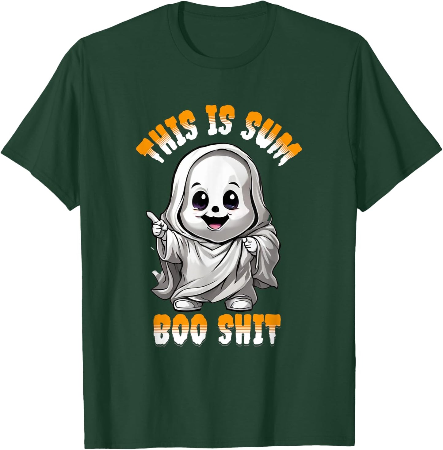 Funny Ghost This is Some Boo Sheet Halloween T-Shirt - T-Shirt | Forest