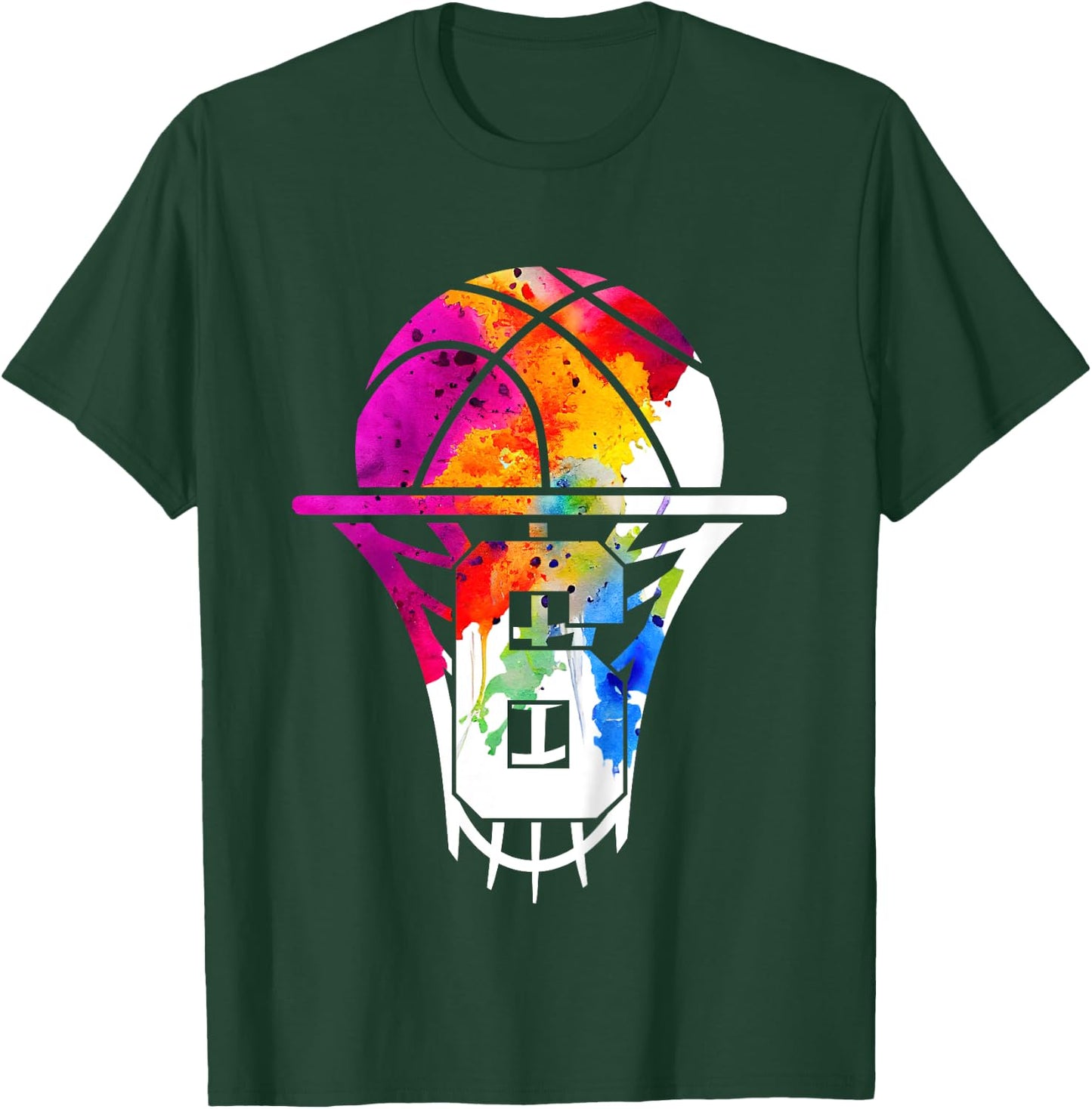 Kids 6 YEARS BASKETBALL 6TH BIRTHDAY T-Shirt - T-Shirt | Forest