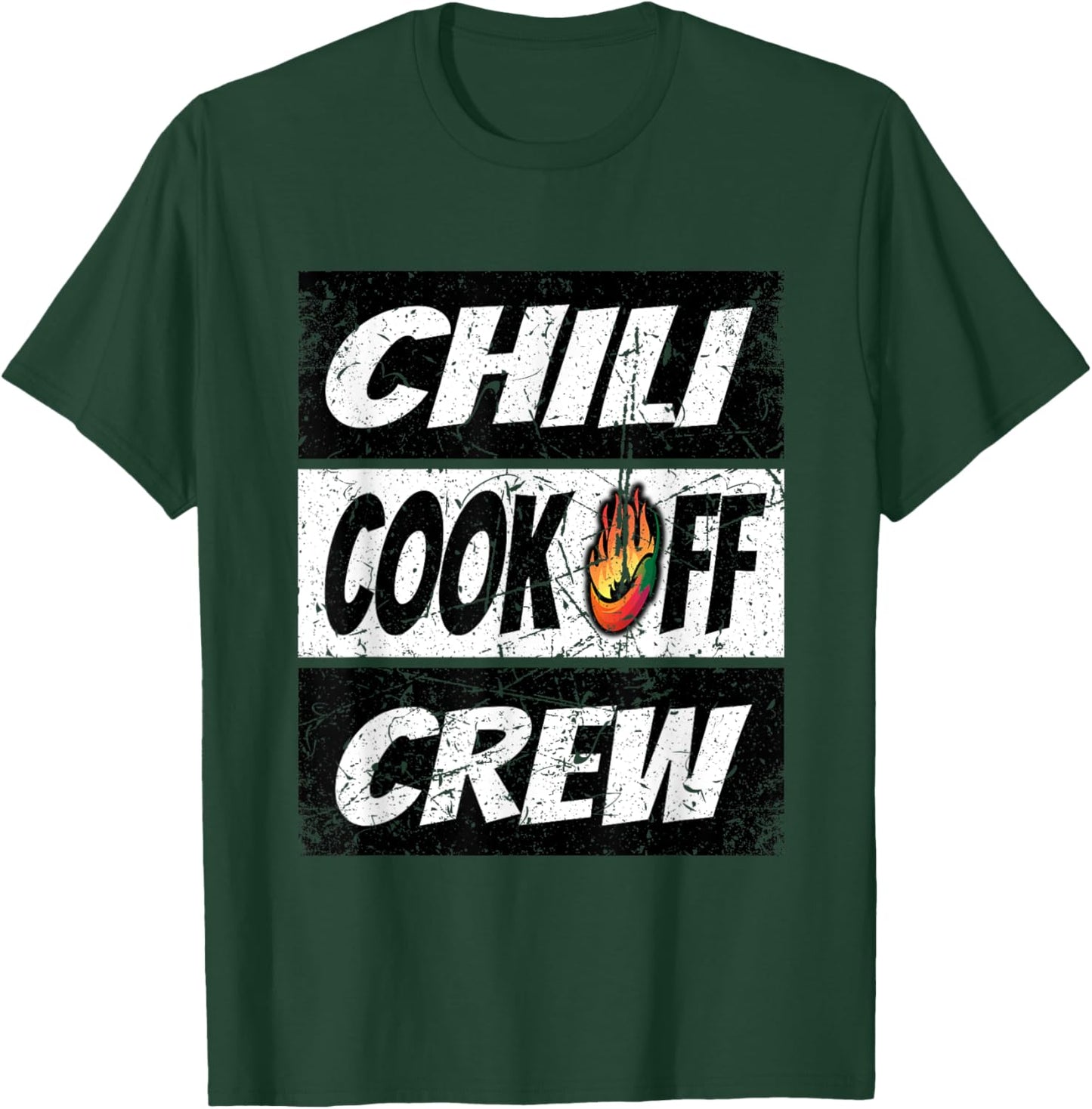 Chili Cook Off Crew Funny Chili Cook Off Men Women Kids T-Shirt - T-Shirt | Forest