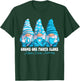 Addison's disease Awareness Month Light Blue Ribbon Gnomies T-Shirt - T-Shirt | Forest