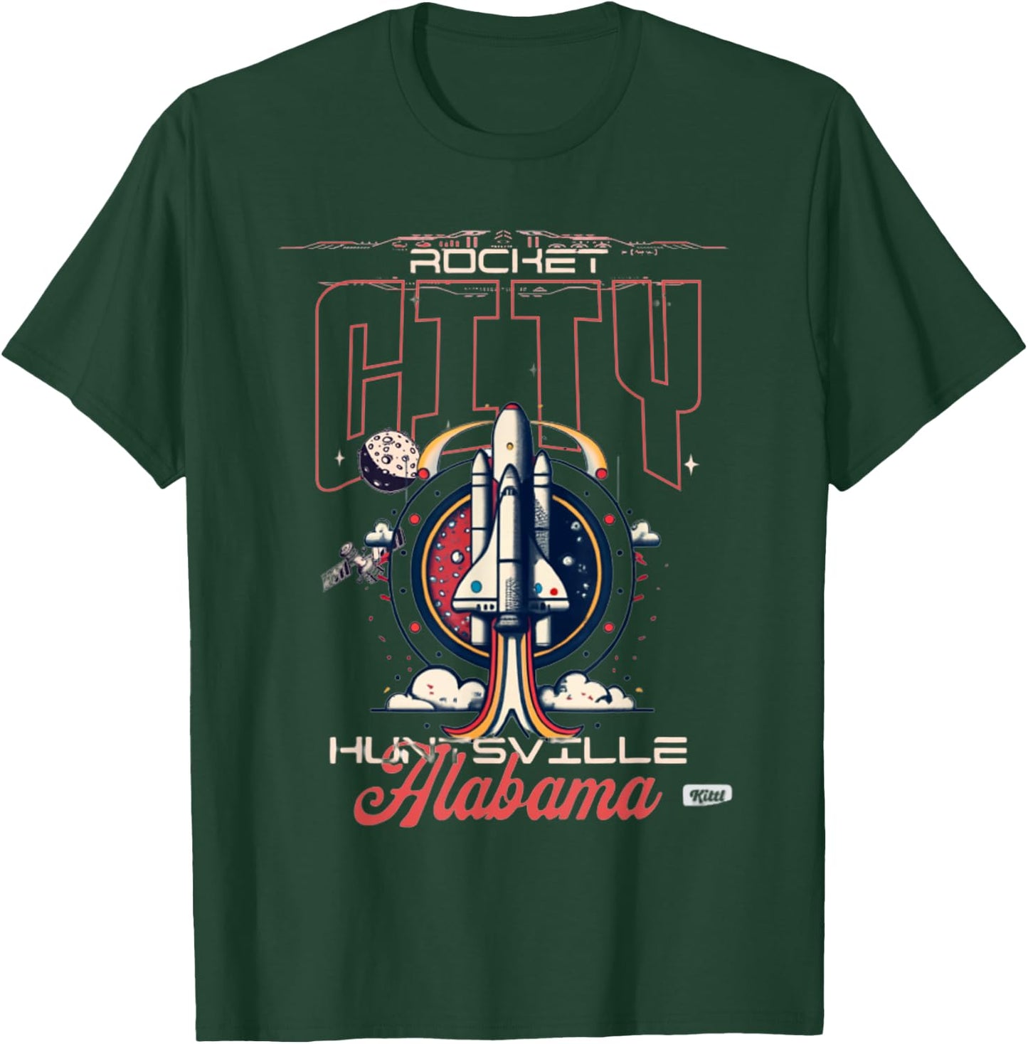 Apollo 11 Huntsville, Alabama Mission T-Shirt - T-Shirt | Forest
