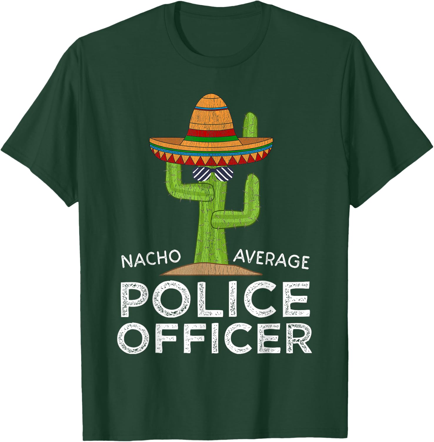 Funny Cop Law Enforcement Police Officer T-Shirt - T-Shirt | Forest