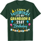I Can't Keep Calm It's My Grandson's 21st Birthday Happy Him T-Shirt - T-Shirt | Forest