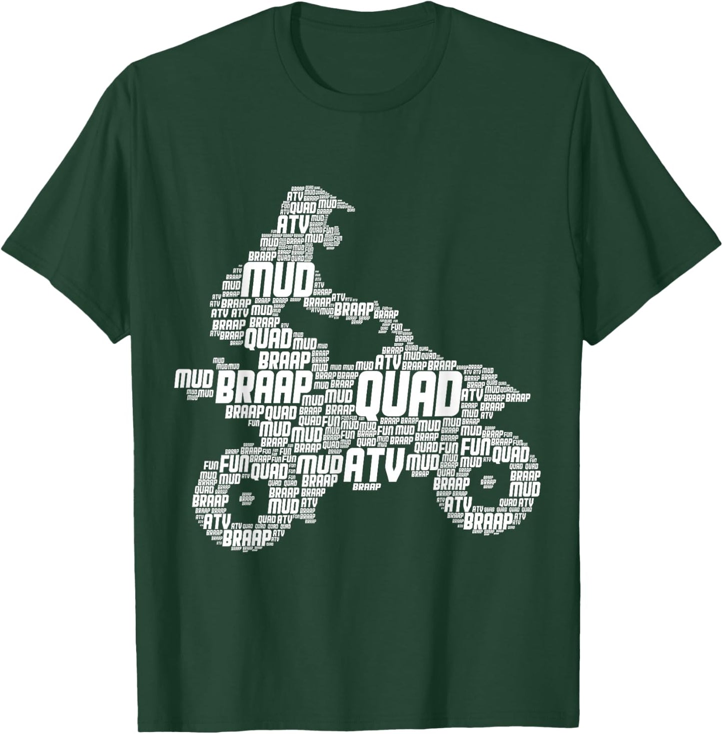 Quad Rider ATV Quad Biker Children Boys Men T-Shirt - T-Shirt | Forest
