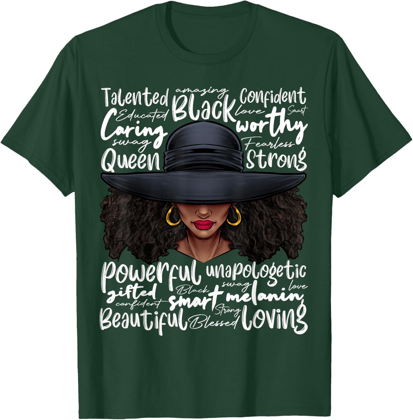 African Black History African American Ladies Juneteenth T-Shirt - T-Shirt | Forest