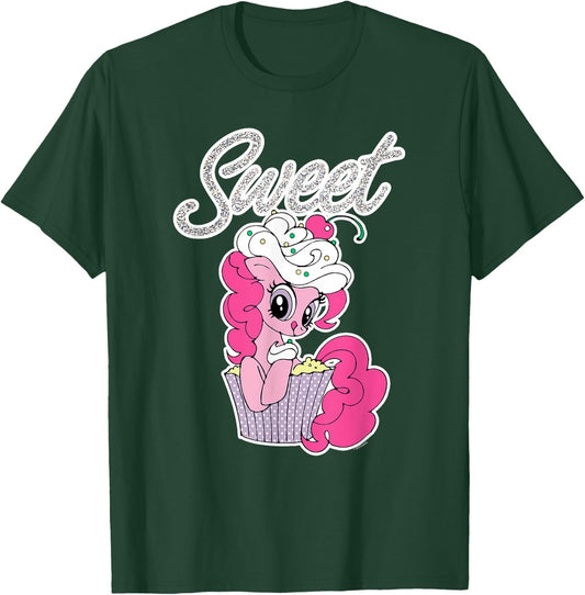 My Little Pony: Friendship is Magic Pinkie Pie Cupcake Logo T-Shirt - T-Shirt | Forest