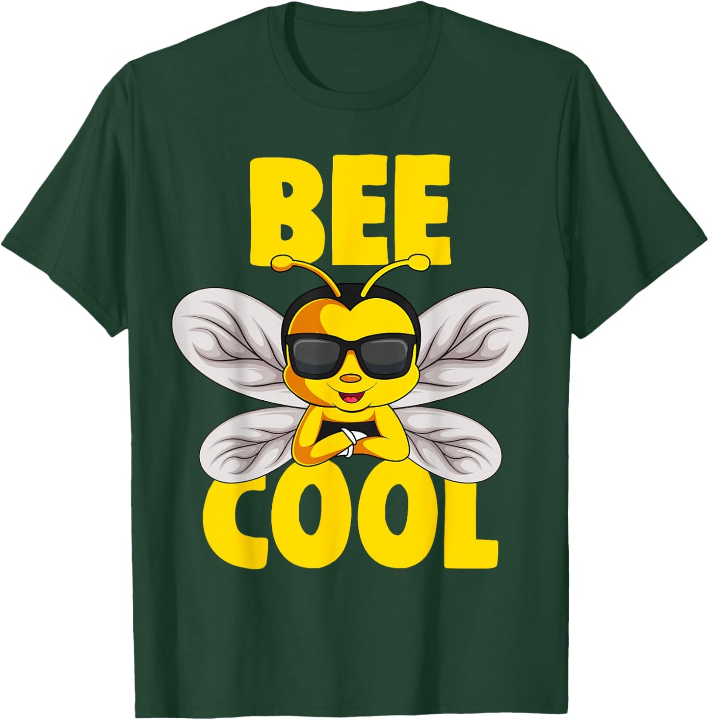 Bee Cool Kids Boys Girls Bee T-Shirt - T-Shirt | Forest