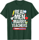 Proud Husband of Teacher Funny Marry Teacher Design Men Women T-Shirt - T-Shirt | Forest